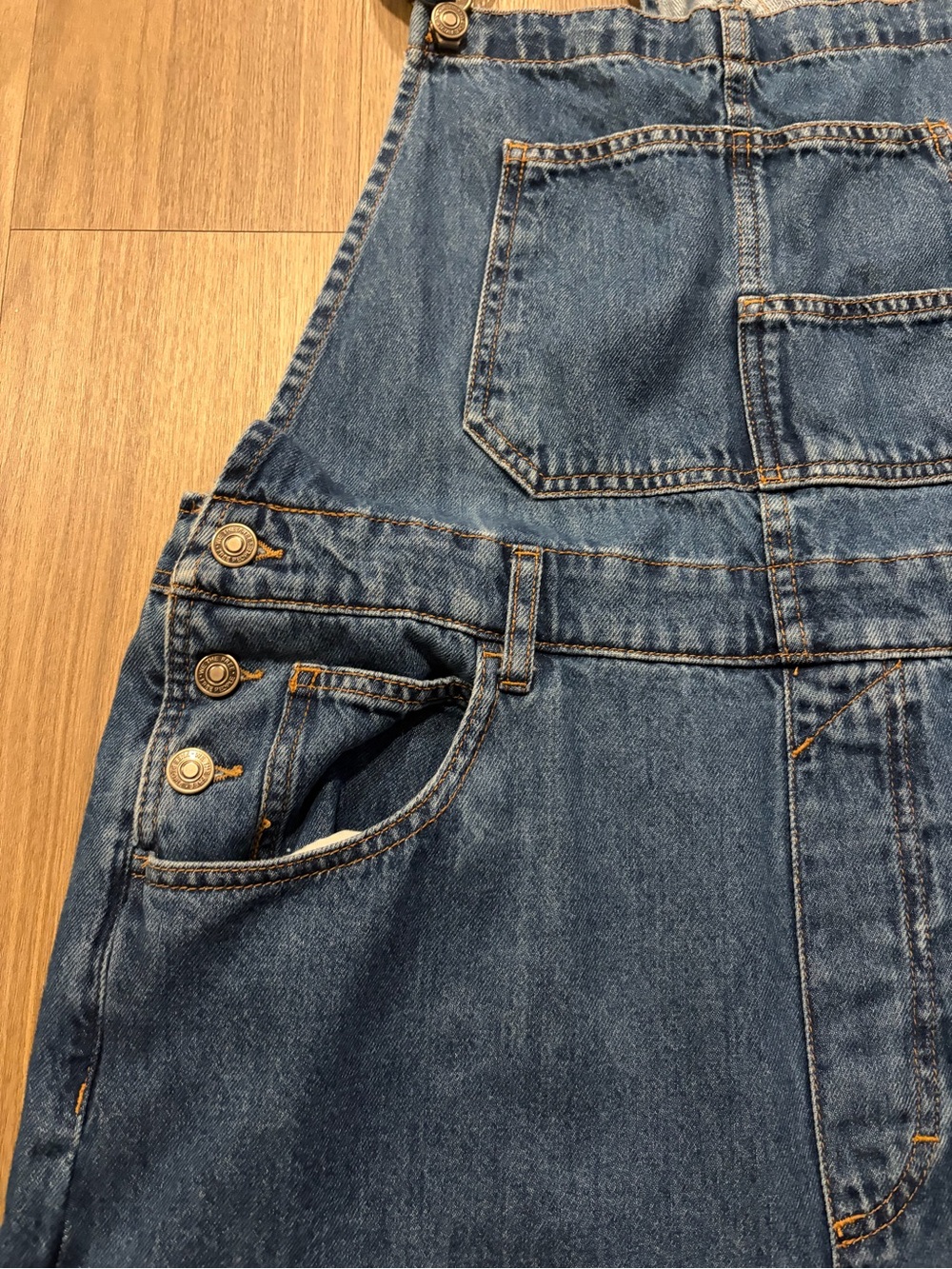 We the Free Ziggy Cotton Denim Overalls in XL - Picture 12 of 14